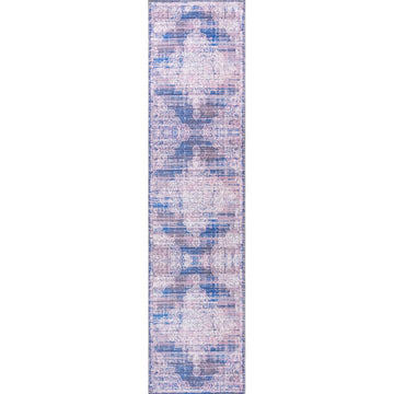 Regis Bohemian Medallion Washable Area Rug